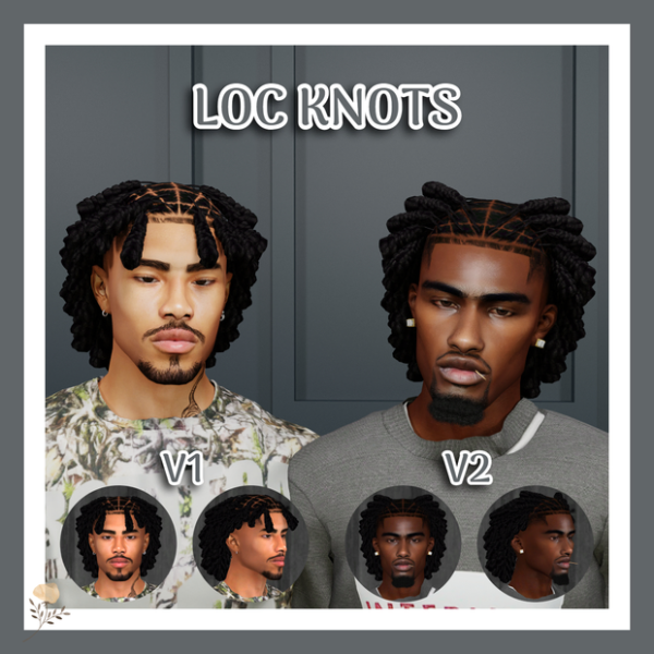 Alpha LOC KNOTS by simsfinds - The Sims 4 Custom Content
