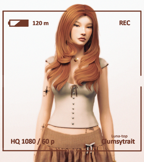 Mix Luna corset by simsfinds - The Sims 4 Custom Content