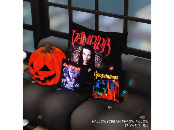 Alpha HALLOWSCREAM 2K24 pillow recolor by mintsimmer - The Sims 4 Custom Content