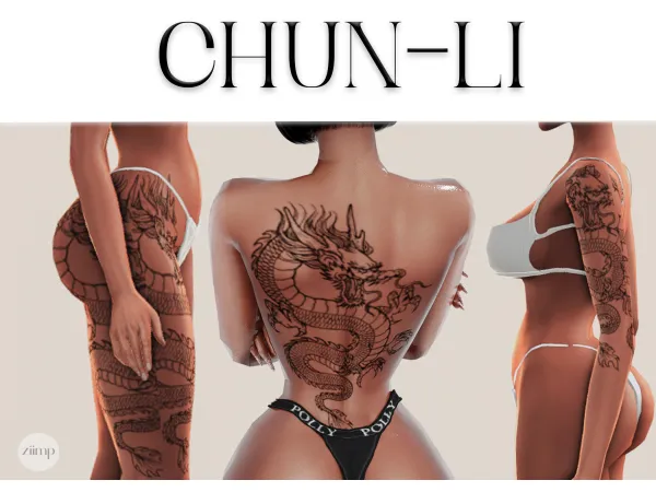 CHUN-Li Tat by ziimp