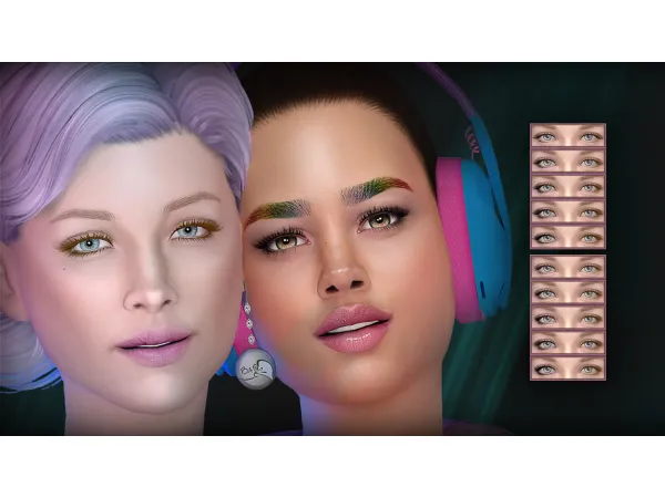 Alpha 3D Eyelashes 06 by BAkalia - The Sims 4 Custom Content