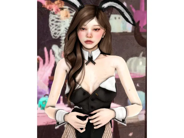 Mix bunny 2 by deepmoon - The Sims 4 Custom Content