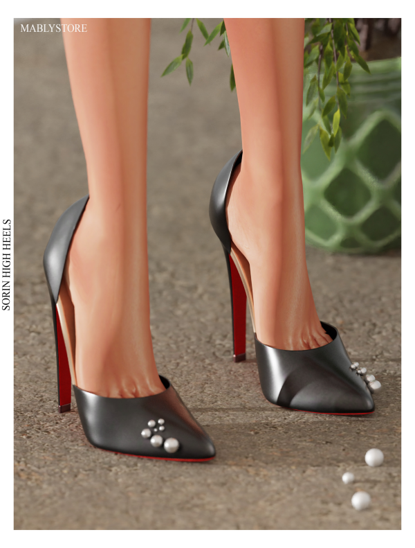 Alpha SORIN HIGH HEELS by simsfinds - The Sims 4 Custom Content