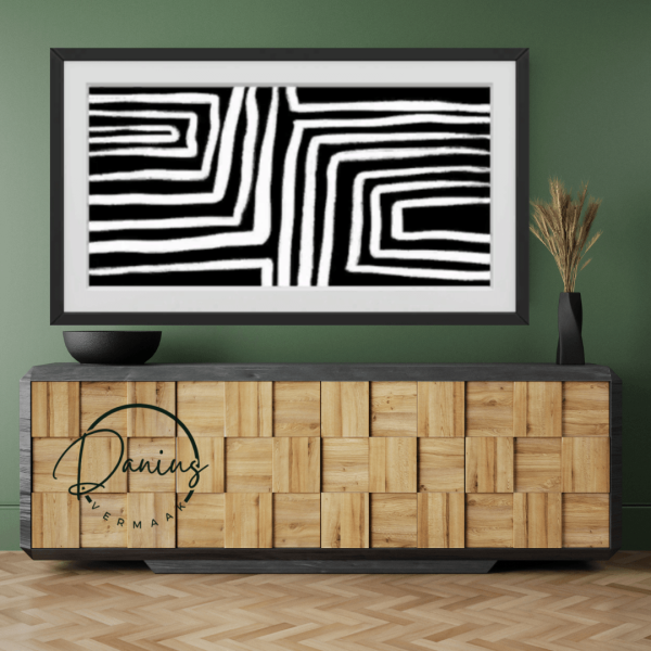 Mix Danius Artsy TV Set DATV127 by simsfinds - The Sims 4 Custom Content
