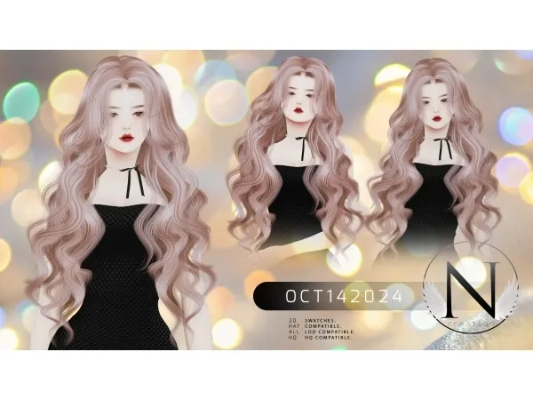 Alpha NILYN HAIR OCT182024 - The Sims 4 Custom Content