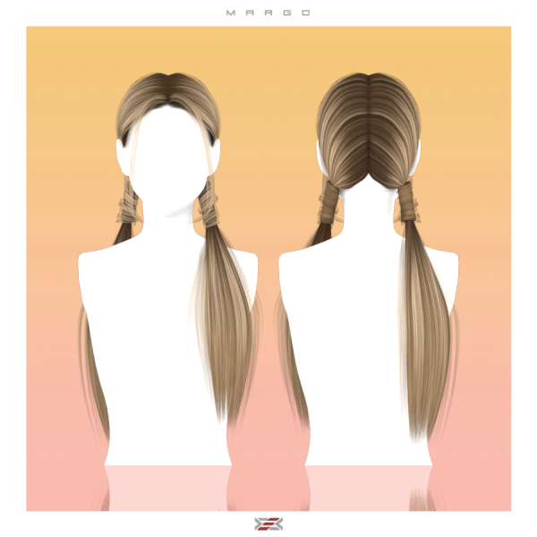 Alpha Margo hairstyle by lexel - The Sims 4 Custom Content