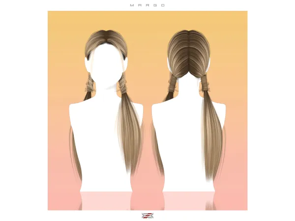Alpha Margo hairstyle by LEXEL - The Sims 4 Custom Content