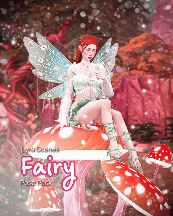 Mix Fairy Pose Pack by missmoonsims - The Sims 4 Custom Content