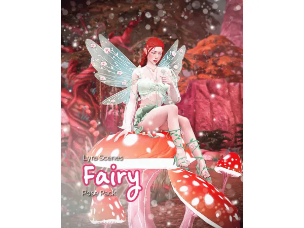 Mix Fairy Pose Pack - The Sims 4 Custom Content