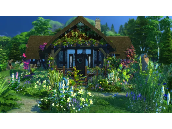 Maxis Match Mcmillan Woodland Cottage by SimsClutterChaos - The Sims 4 Custom Content