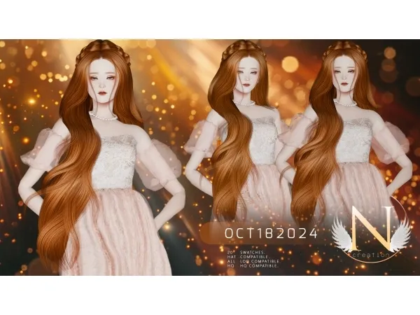 Alpha NILYN HAIR OCT182024 - The Sims 4 Custom Content