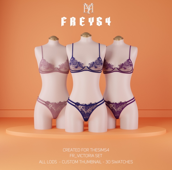 Alpha FR_Victoria Set by freys4 - The Sims 4 Custom Content