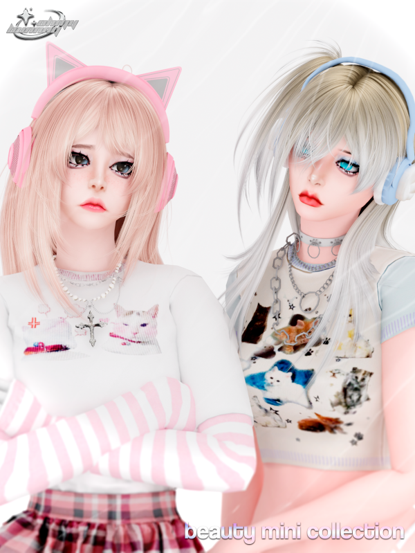 Alpha BEAUTY MINI COLLECTION by ohmybunnny2 - The Sims 4 Custom Content