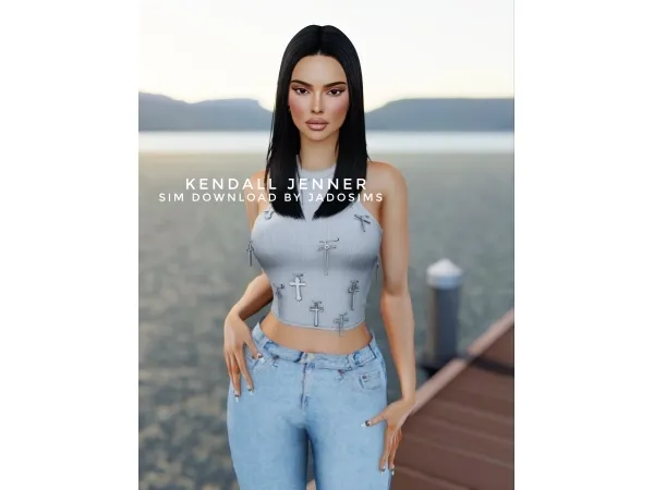 Alpha Kendall Jenner (Sim Download) - The Sims 4 Custom Content