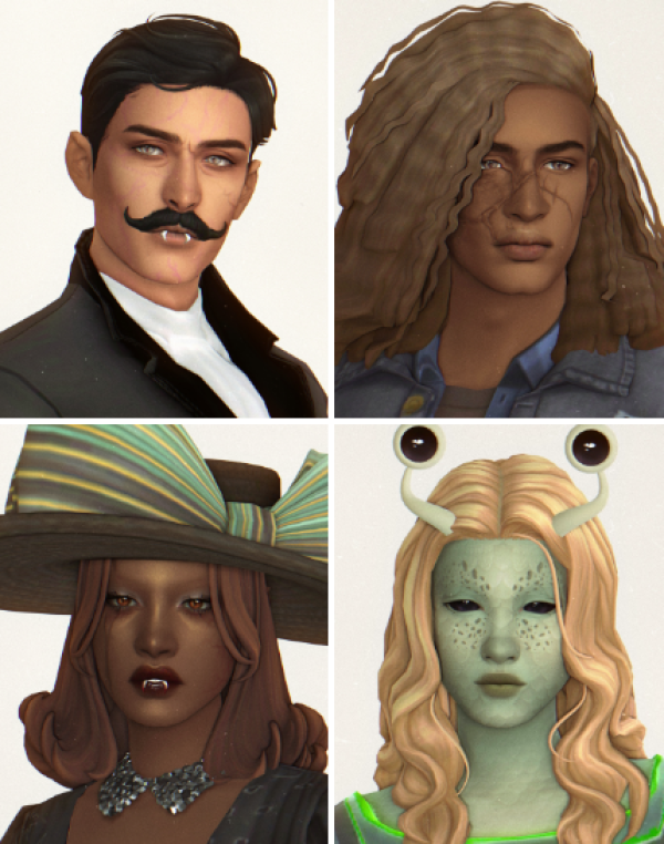 Maxis Match occult sim dump by simsfinds - The Sims 4 Custom Content