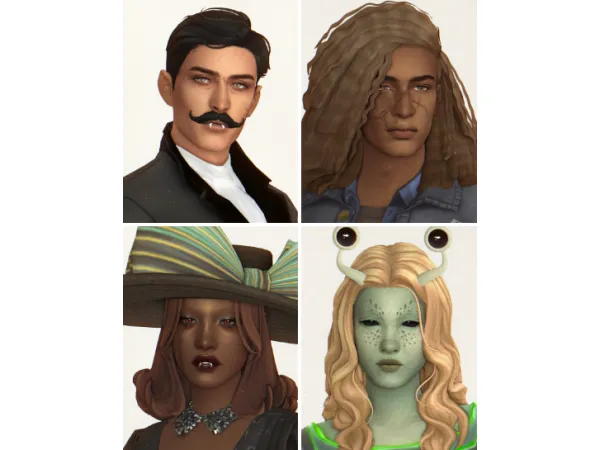 Maxis Match occult sim dump by stellarfalls - The Sims 4 Custom Content
