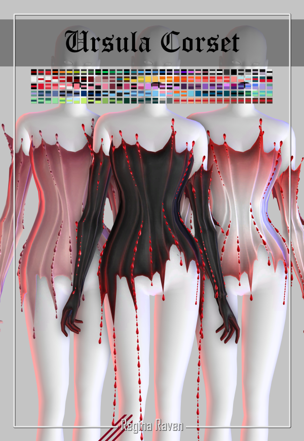 Maxis Match Ursula Corset by simsfinds - The Sims 4 Custom Content