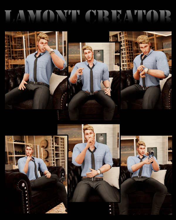 Mix Businessman by lamontcreatorr - The Sims 4 Custom Content