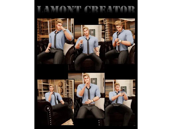 Mix Businessman - The Sims 4 Custom Content