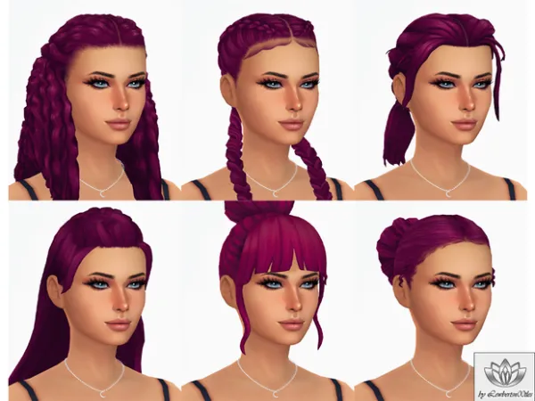 Hair - Custom Swatches Update 💜 by LewbertSn00tles