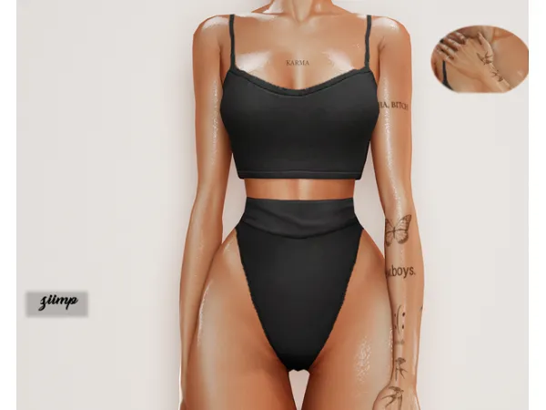 Mix idgf tattoo by ziimp - The Sims 4 Custom Content