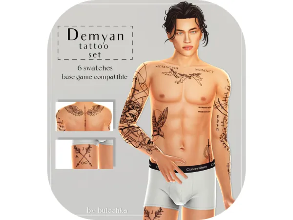 Sims 4 Male Tattoos