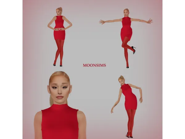 Alpha ARIANA GRANDE (2024) FREE DOWNLOAD by MoonSimz - The Sims 4 Custom Content
