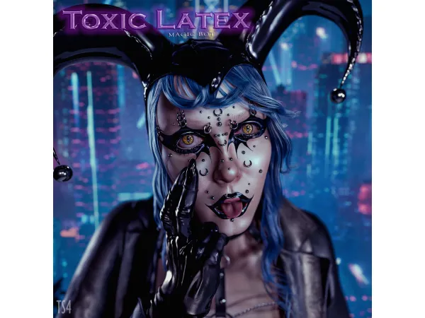 Alpha TOXIC LATEX by magicbot - The Sims 4 Custom Content