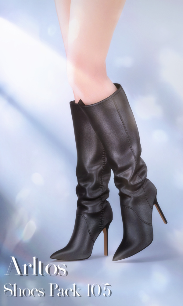 Alpha Shoes Pack 105 by simsfinds - The Sims 4 Custom Content
