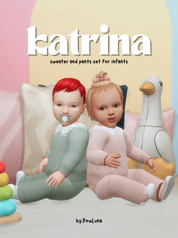 Maxis Match KATRINA set by simsfinds - The Sims 4 Custom Content