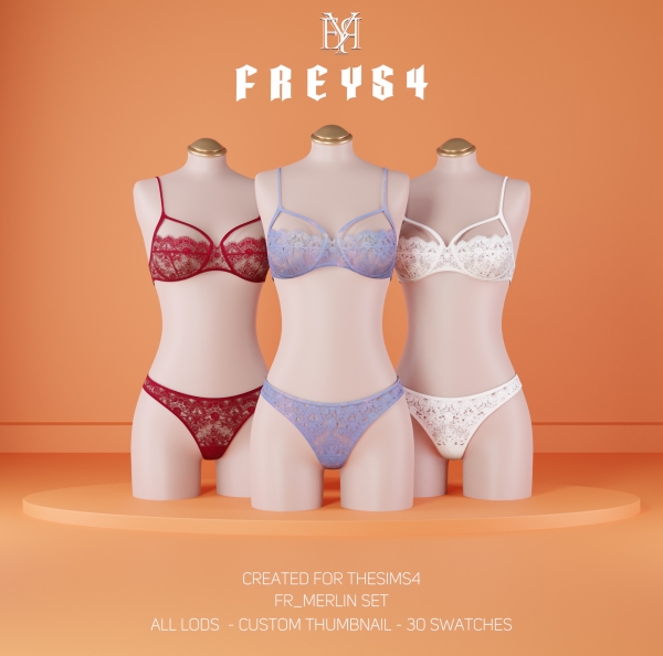 Alpha FR_Merlin Set by freys4 - The Sims 4 Custom Content
