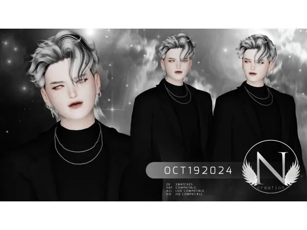 Alpha NILYN HAIR OCT242024 - The Sims 4 Custom Content