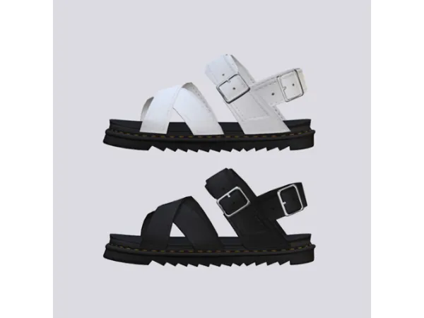 Mix af Dr Martens Voss II by Noru - The Sims 4 Custom Content