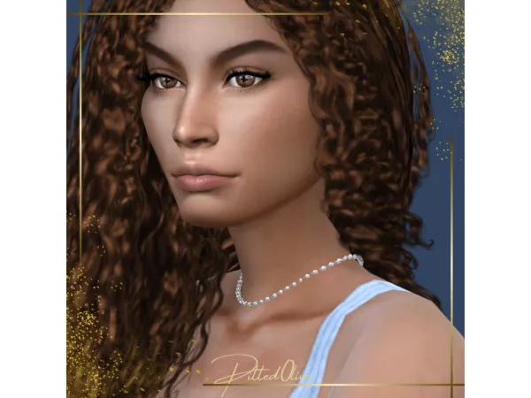 Alpha Chrissy Necklace by Pitted0live - The Sims 4 Custom Content