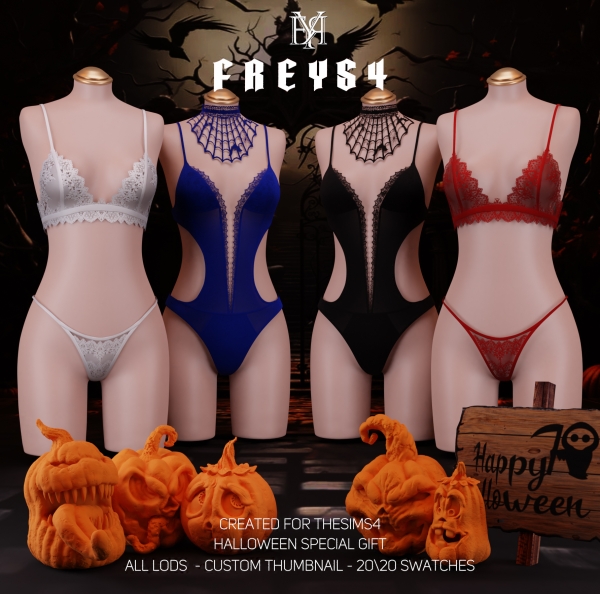 Alpha Halloween Special Gift by freys4 - The Sims 4 Custom Content