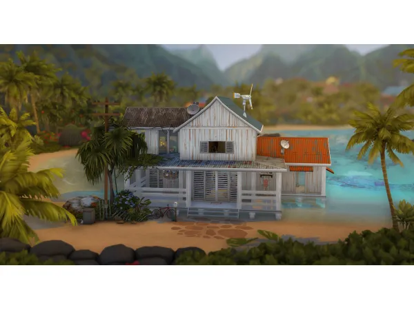 Maxis Match Sulani house by charmy - The Sims 4 Custom Content