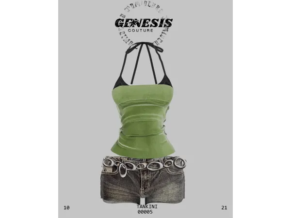 Alpha GenesisCouture x TOMIOCHAN - The Sims 4 Custom Content