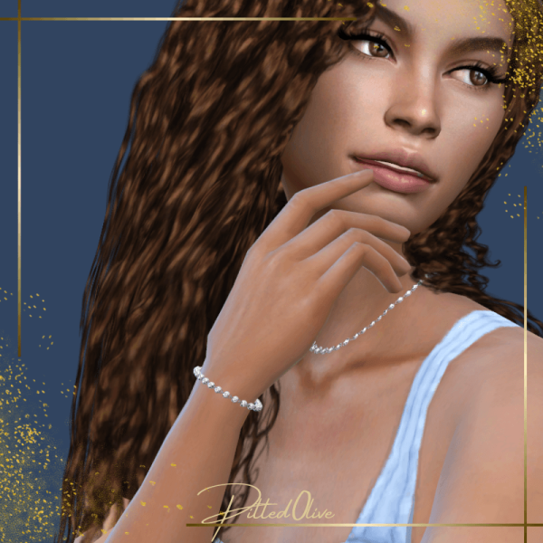 Alpha Chrissy Bracelet by pitted0live - The Sims 4 Custom Content