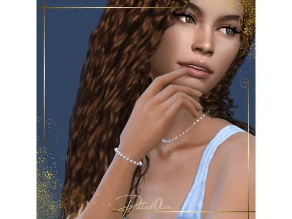 Alpha Chrissy Bracelet by Pitted0live - The Sims 4 Custom Content