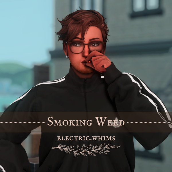 Mix Smoking Weed Pose Pack by simsfinds - The Sims 4 Custom Content