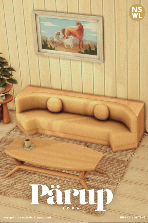 Maxis Match [NSxWL]Pärup Sofa by simsfinds - The Sims 4 Custom Content