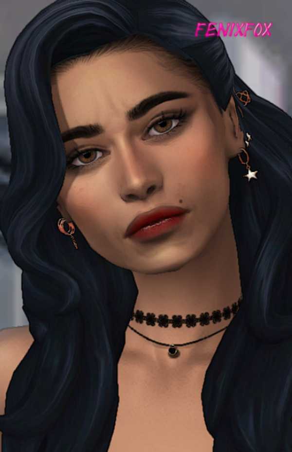 Alpha Bella Goth Townie Makeover by fenixfox - The Sims 4 Custom Content