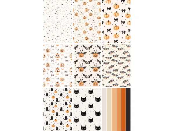 SPOOKY COLLECTION | 8 wallpaper prints by lilyvalleycc