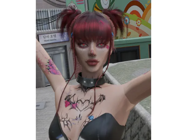 Alpha LALA VALENTINE SPECIAL by FenixFox - The Sims 4 Custom Content