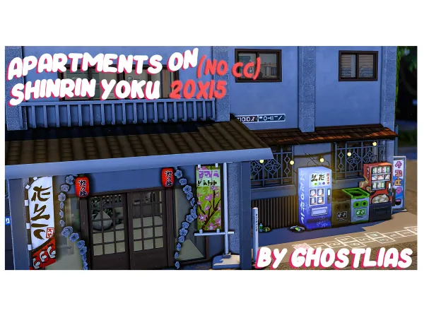 Maxis Match Apartments on Shinrin Yoku by ghostlias - The Sims 4 Custom Content