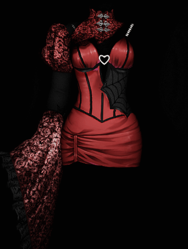 Alpha Halloween 2024 Lace Dress [210 Items] by simsfinds - The Sims 4 Custom Content
