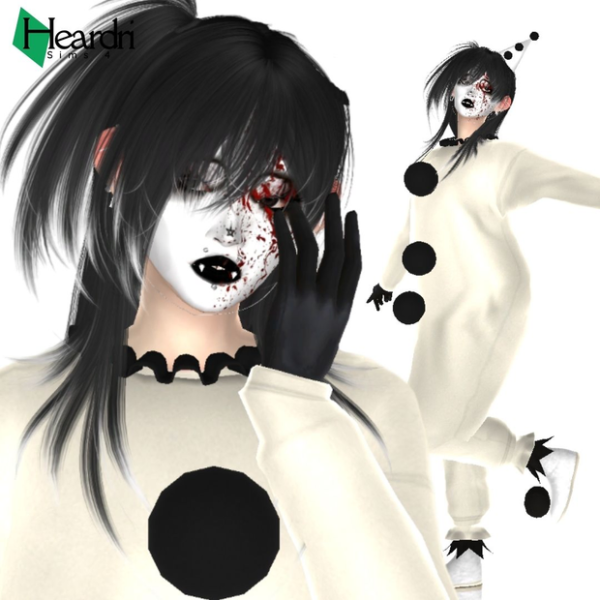 Maxis Match Pierrot by simsfinds - The Sims 4 Custom Content