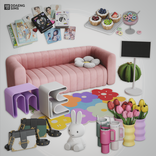 Alpha Kidult Set February 2024 by simsfinds - The Sims 4 Custom Content