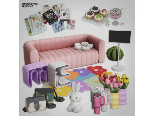 Alpha Kidult Set February 2024 by DDAENG Sims - The Sims 4 Custom Content
