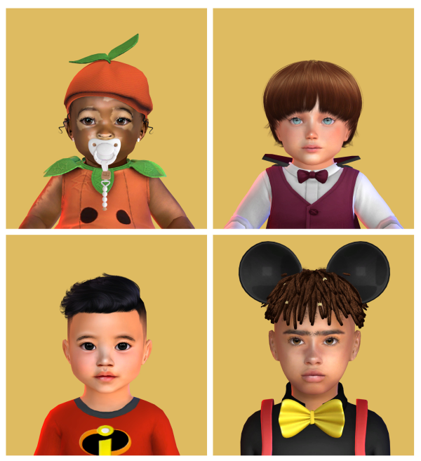 Alpha Sim Dump 40 Infant Toddler Child by simsfinds - The Sims 4 Custom Content